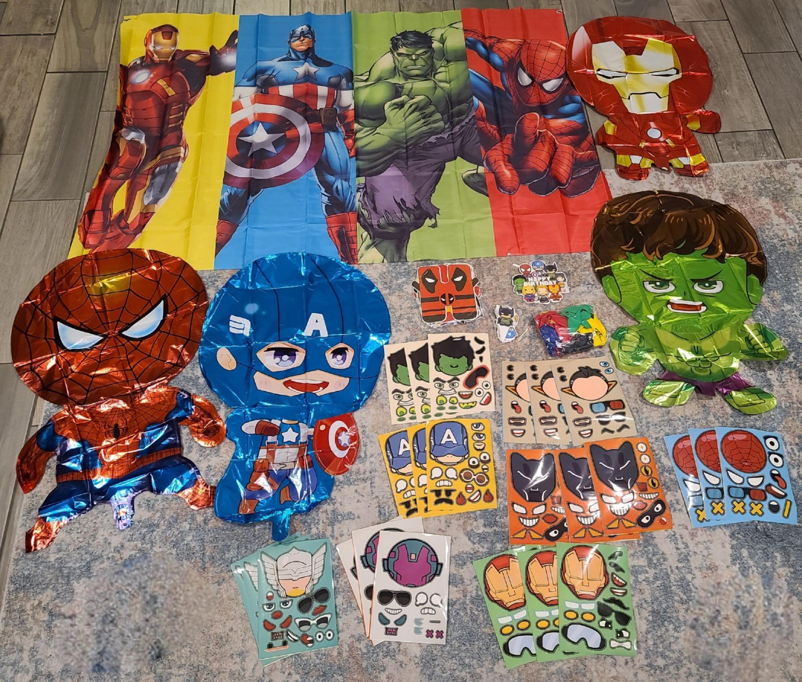 Marvel Avengers birthday party decorations and supplies lot