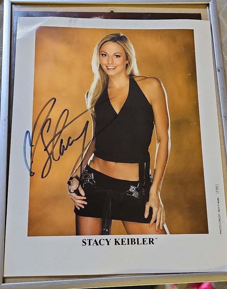 Stacy Keibler Autographed Signed 8 X10 Photo Original Promo