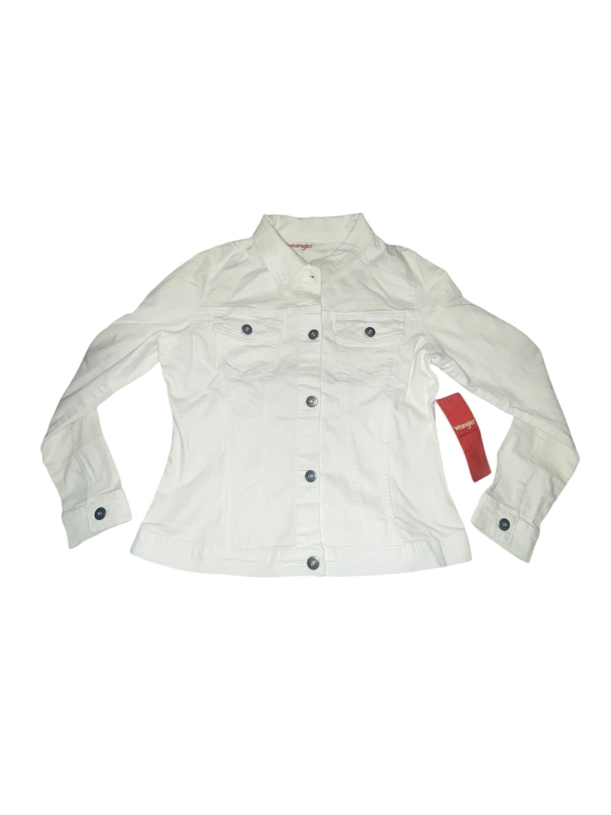 Women’s Wrangler White Denim Jacket Size Large New With Tags