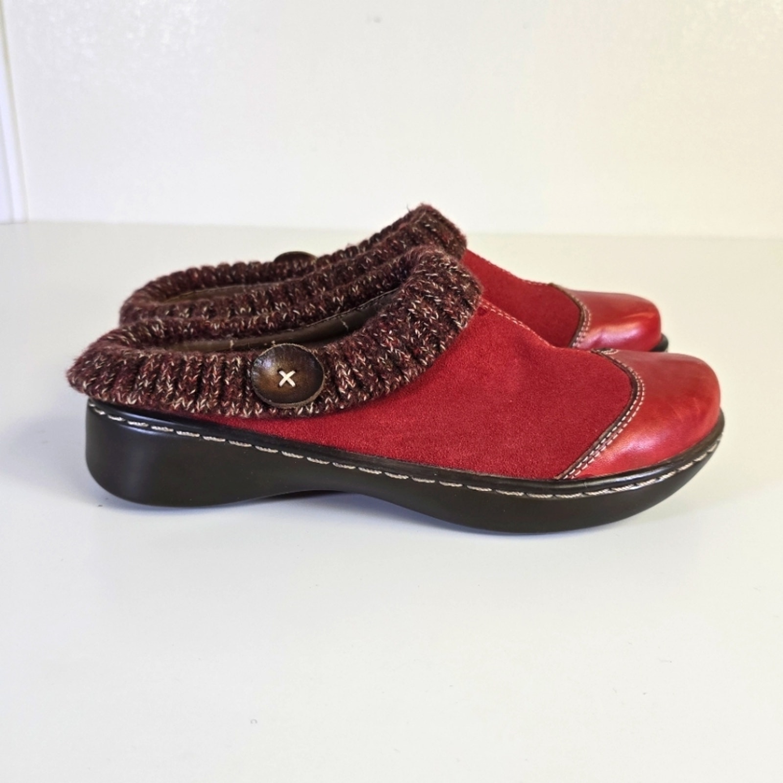 Spring Step L'Artiste Svetlana- R Suede Slip On Mule Clogs size 37 (6.5US)