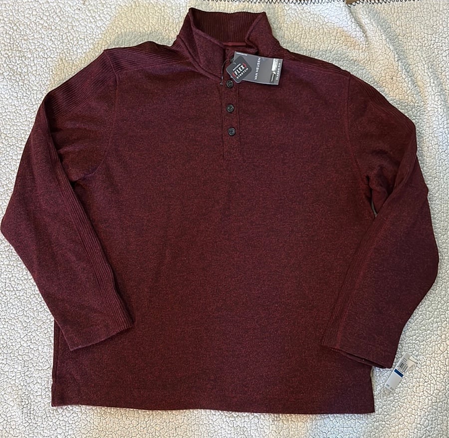 Van Heusen - Classic Fit 1/4 Button Up