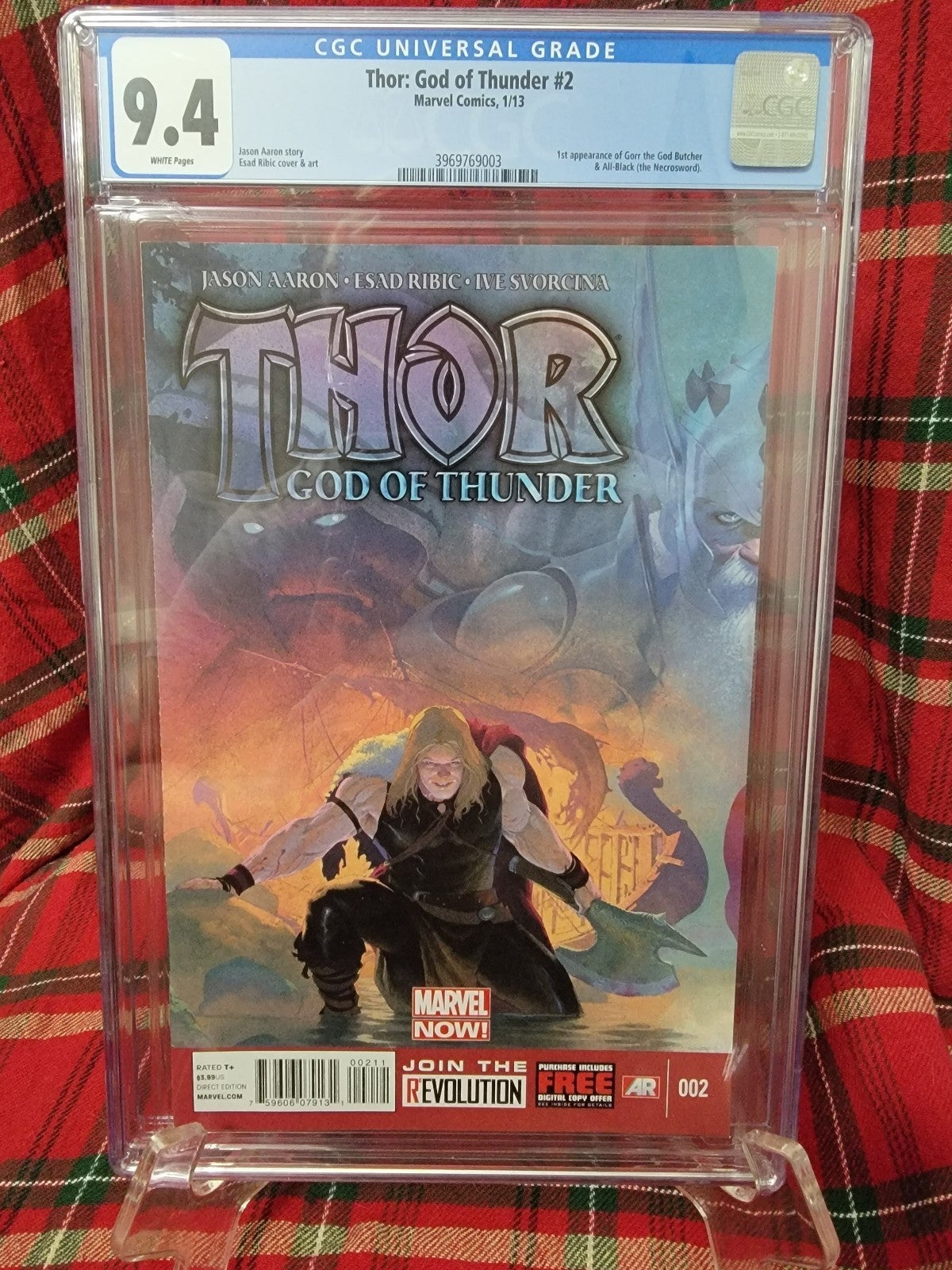 Thor God of Thunder #2 CGC 9.4