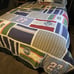 POTTERY BARN KIDS BOYS CLUB CREW QUILT POCKETS NUMBERS Queen/Full