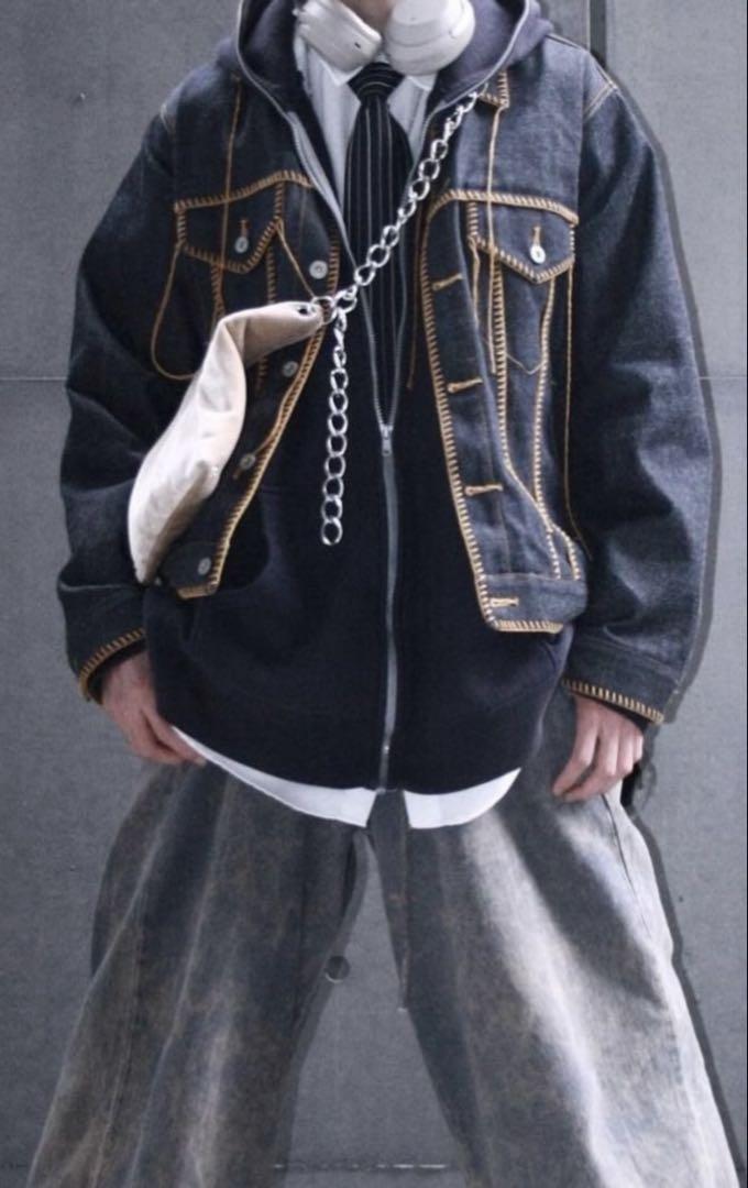 ジャケット・アウター doublet BIG STITCH DENIM BLOUSON 20AW Doublet / BIG STITCH DENIM BLOUSON