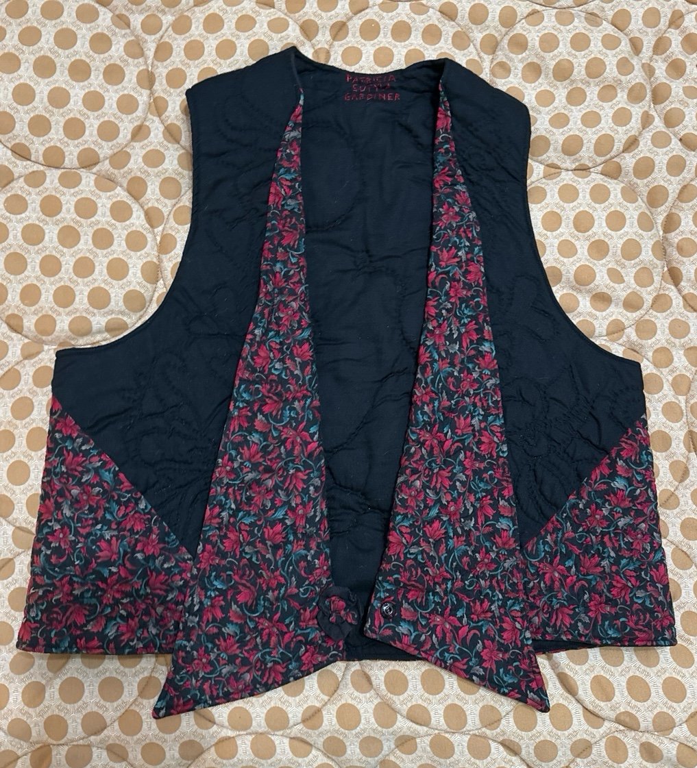 Vintage Handmade quilted Vest