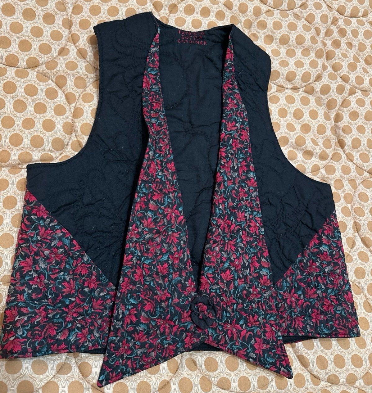 Clearance - Vintage Handmade quilted Vest - Galore:£28[hoWomen_5197581ua]