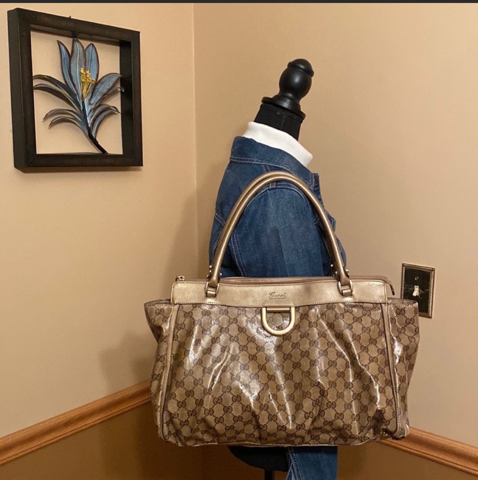Gucci D ring tote