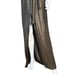 L’AGENCE Maxi Dress Size 4 Silk Liquid Bronze Metallic Front Slit Flowy Formal