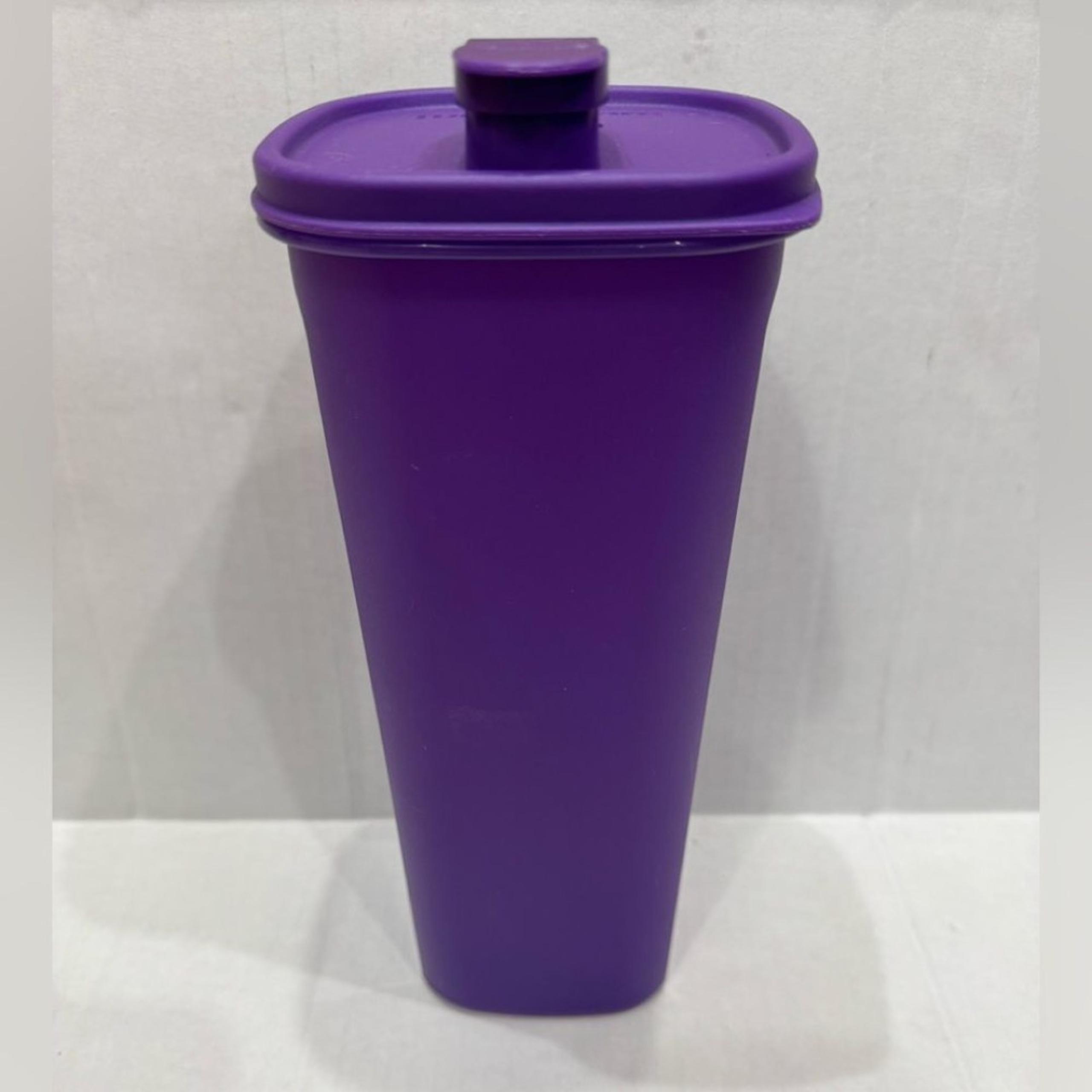 TUPPERWARE Slim Line Tall Square 2L Pitcher Bright Purple 5772B-2