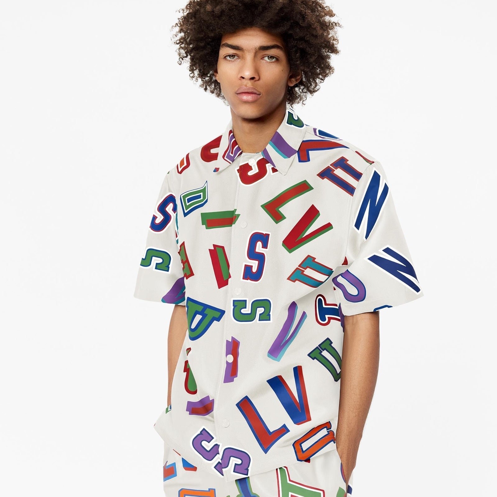 Louis Vuitton LV x NBA Basketball Letters Overshirt Medium