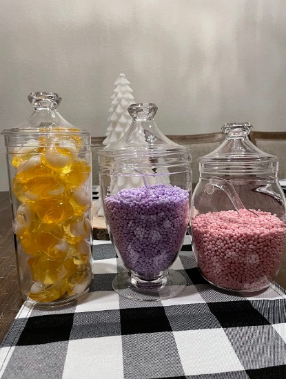 Acrylic Apothecary Jars (3-Piece Set), Plastic Jars