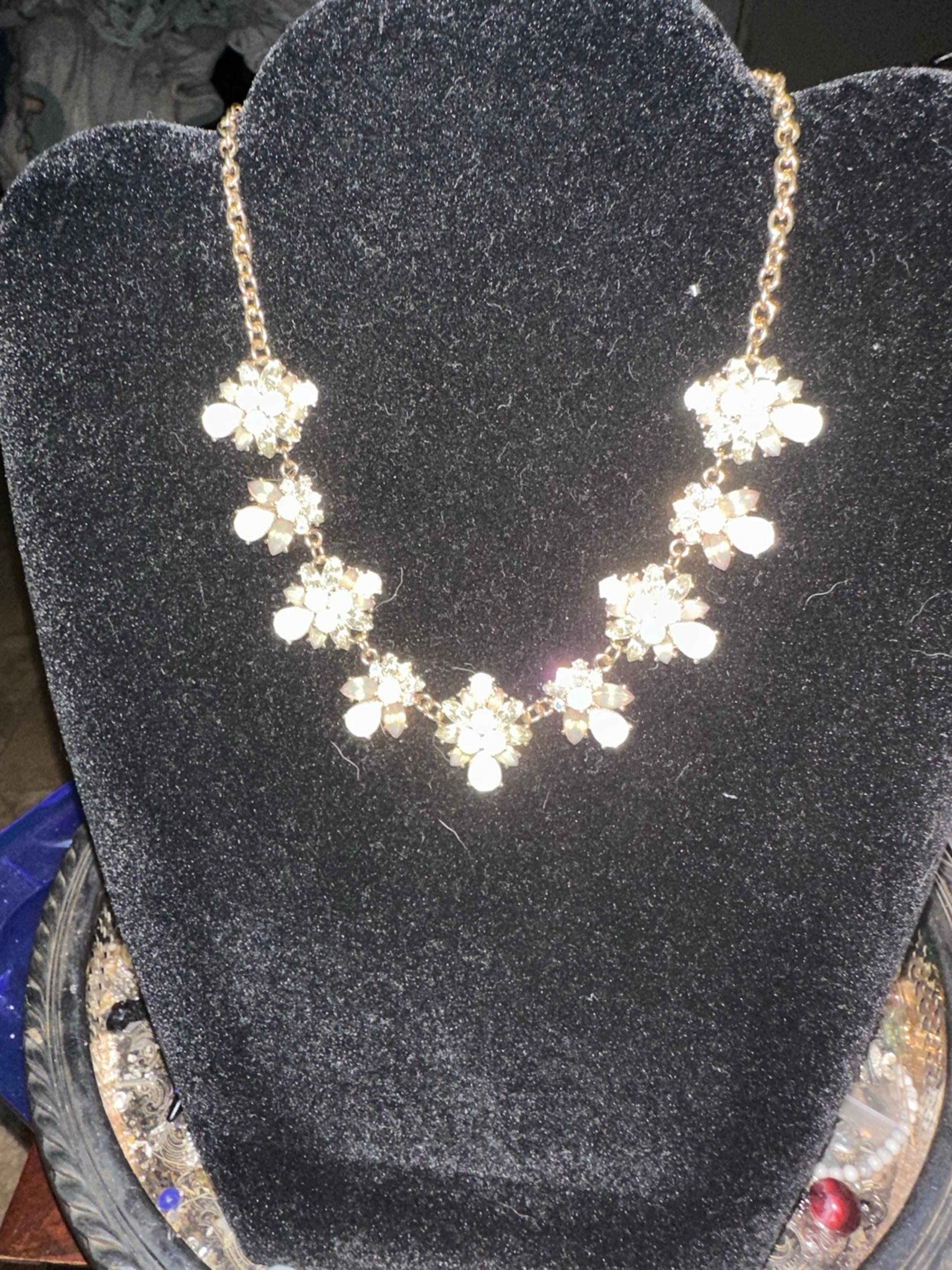 Statement necklace by Vera Wang