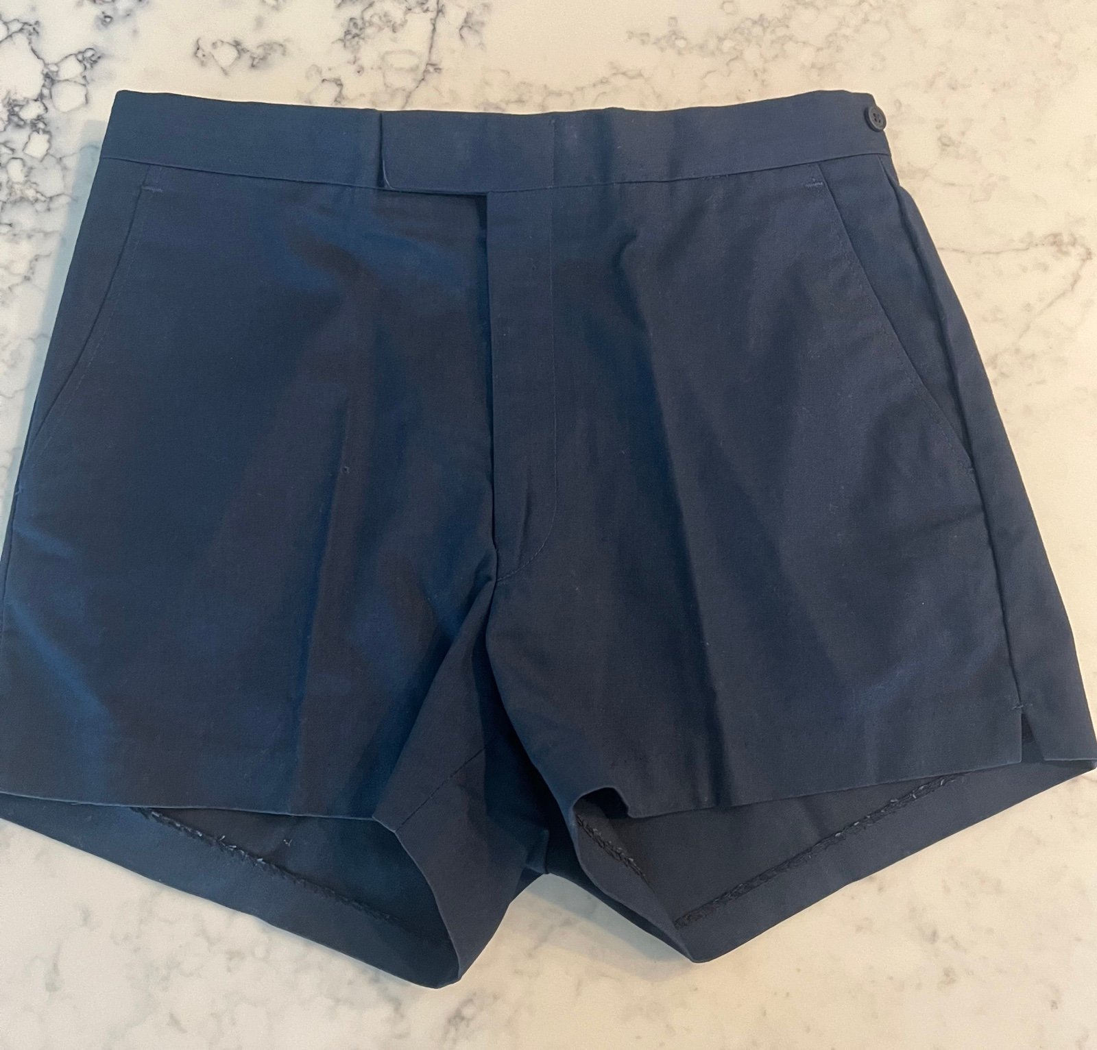 Vintage Men’s Preppy Blue Tennis Shorts Size 31 Shorty EUC