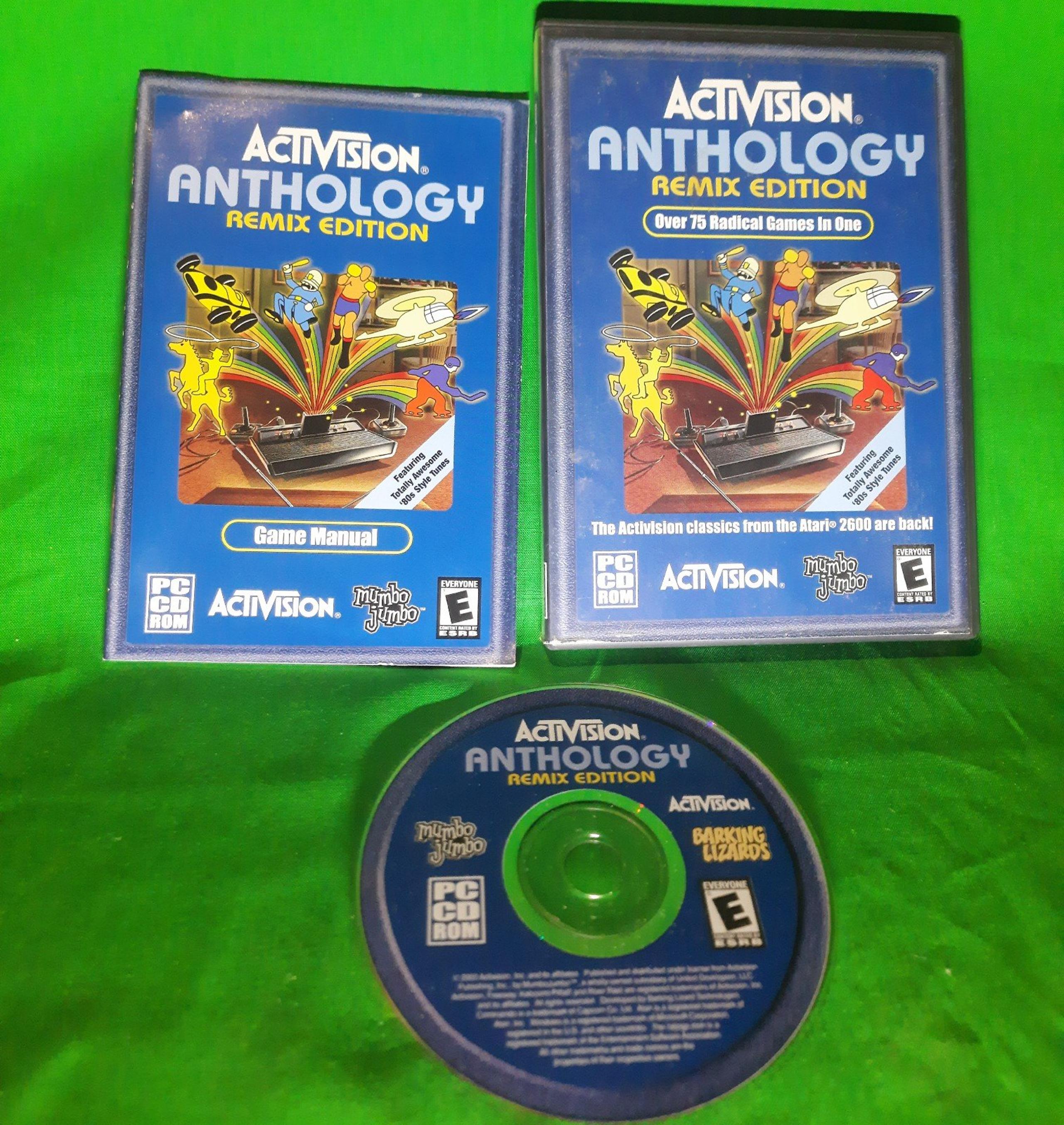CIB Activision Anthology Remix Windows PC CD-ROM Computer Game 75 Atari 2600