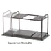 Under Sink 2 Tier Expandable Heavy Duty Metal Shelf Organizer Rack Bronze