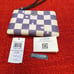 NWT Corner zip wallet/wristlet/checkerboard print/silvertone