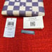 NWT Corner zip wallet/wristlet/checkerboard print/silvertone