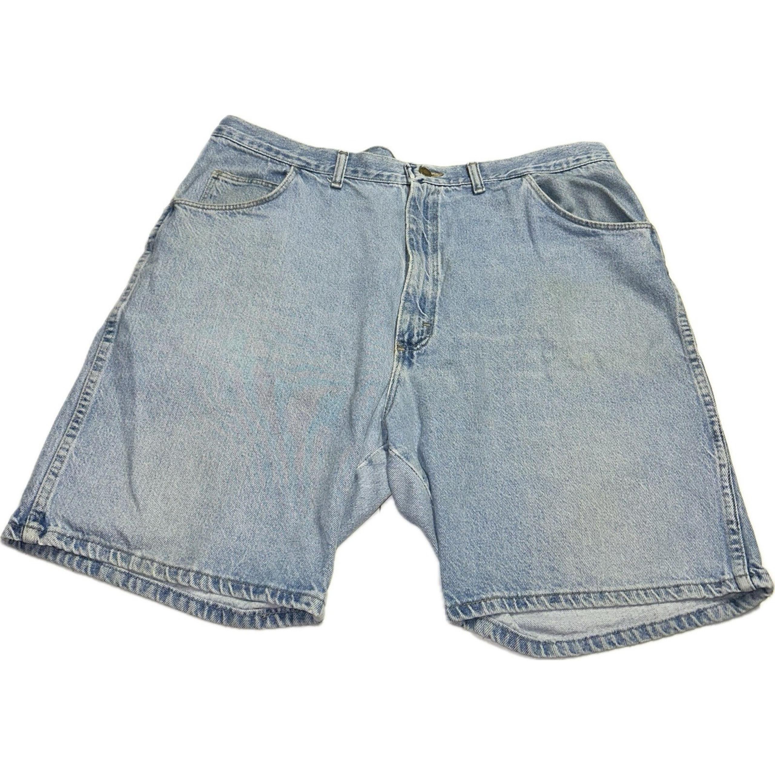 Vintage Y2K Jorts Wrangler Mens 42 Relaxed Fit Baggy Jean Shorts