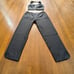 Italian designer Loris Abate black silk cropped top/pants, Italian 42, like new