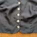 Italian designer Loris Abate black silk cropped top/pants, Italian 42, like new