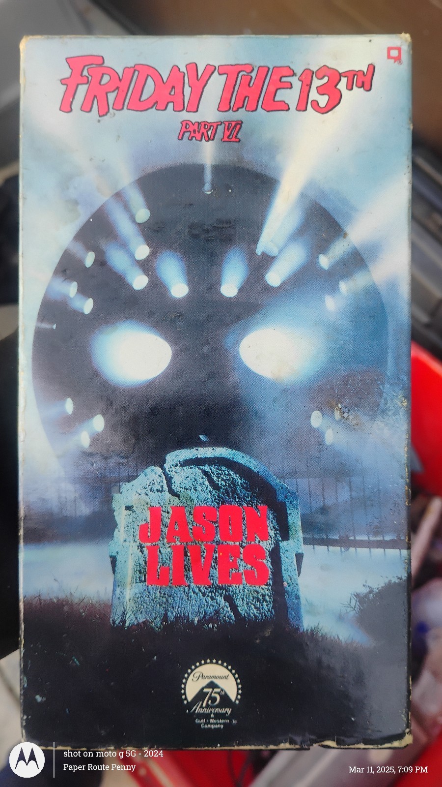 Vintage Original VHS Friday the 13th Part VI Jason Lives