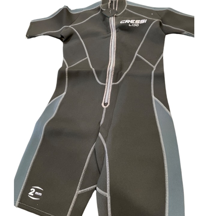Cressi Men's Full Front Zip Wetsuit for Swimming, Snorkeling, Scuba Diving - L4