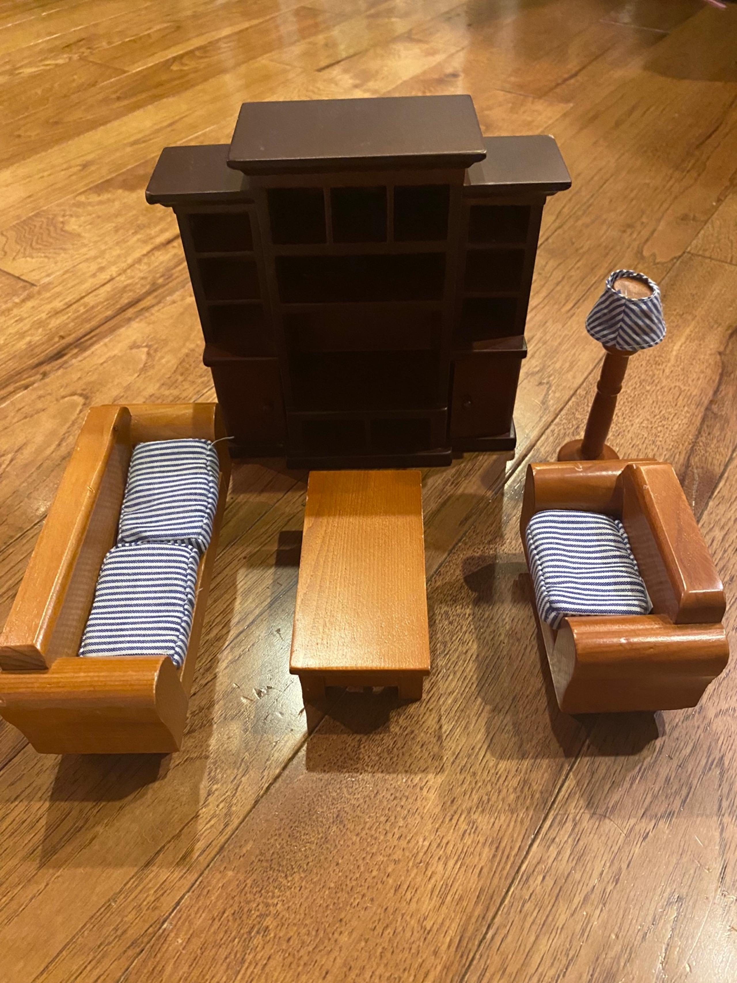 Pottery Barn RARE doll living room furiture set