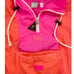 Vintage OP Hot Pink/Orange Windbreaker 3/4 Zip Jacket SZ Junior's M