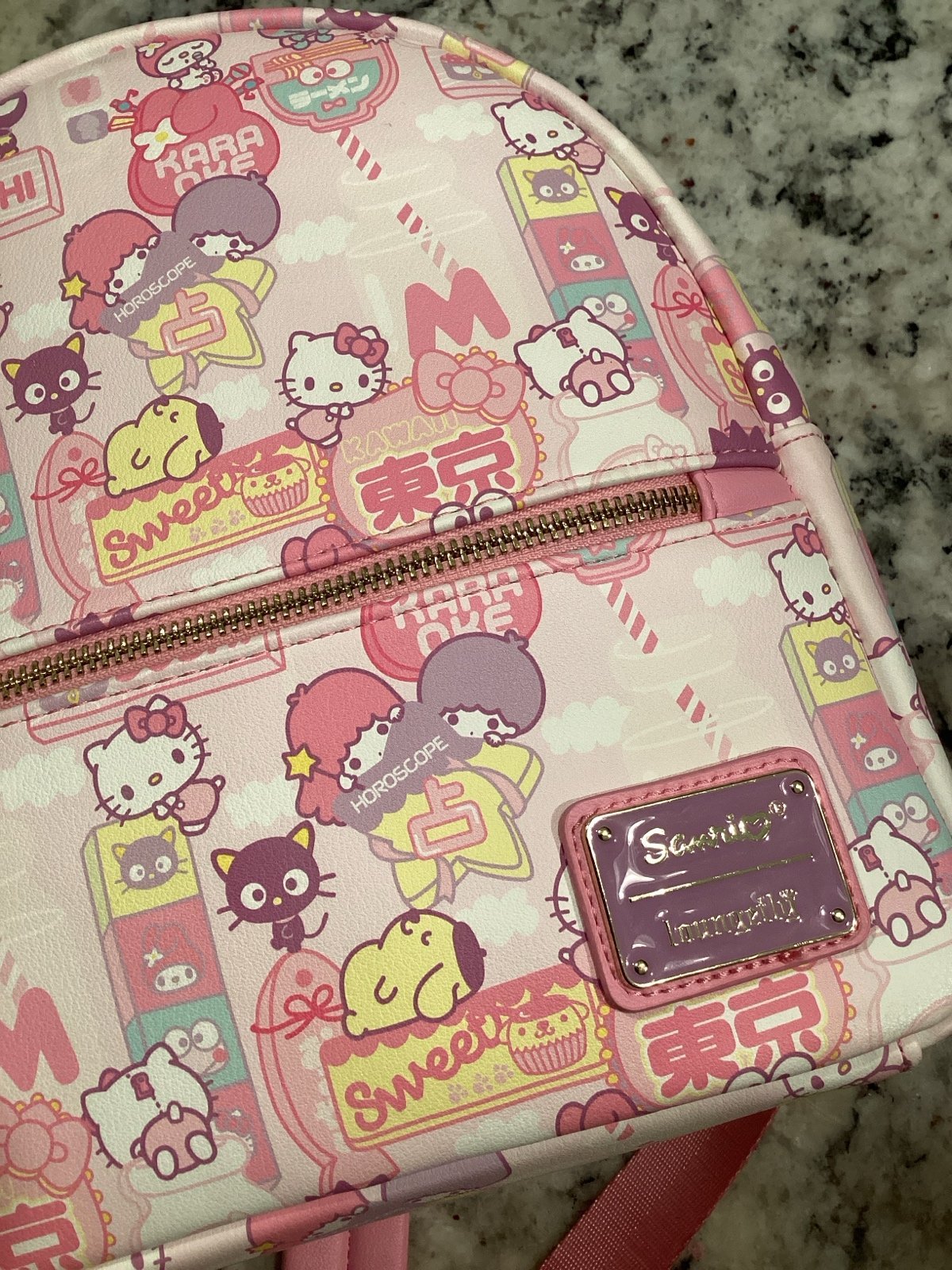 Hello kitty Sanrio loungefly backpack pink