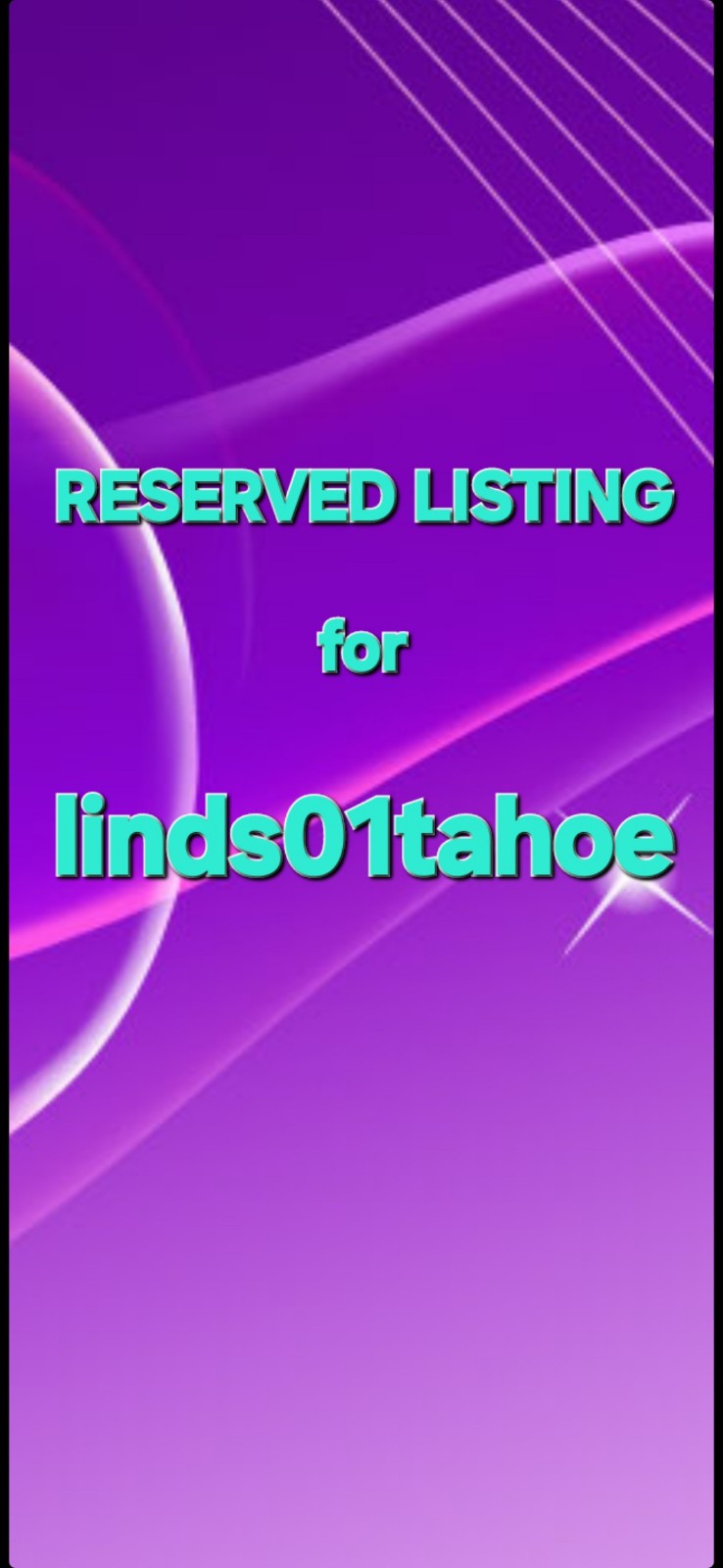 RESERVED bundled 3 listings for linds01tahoe