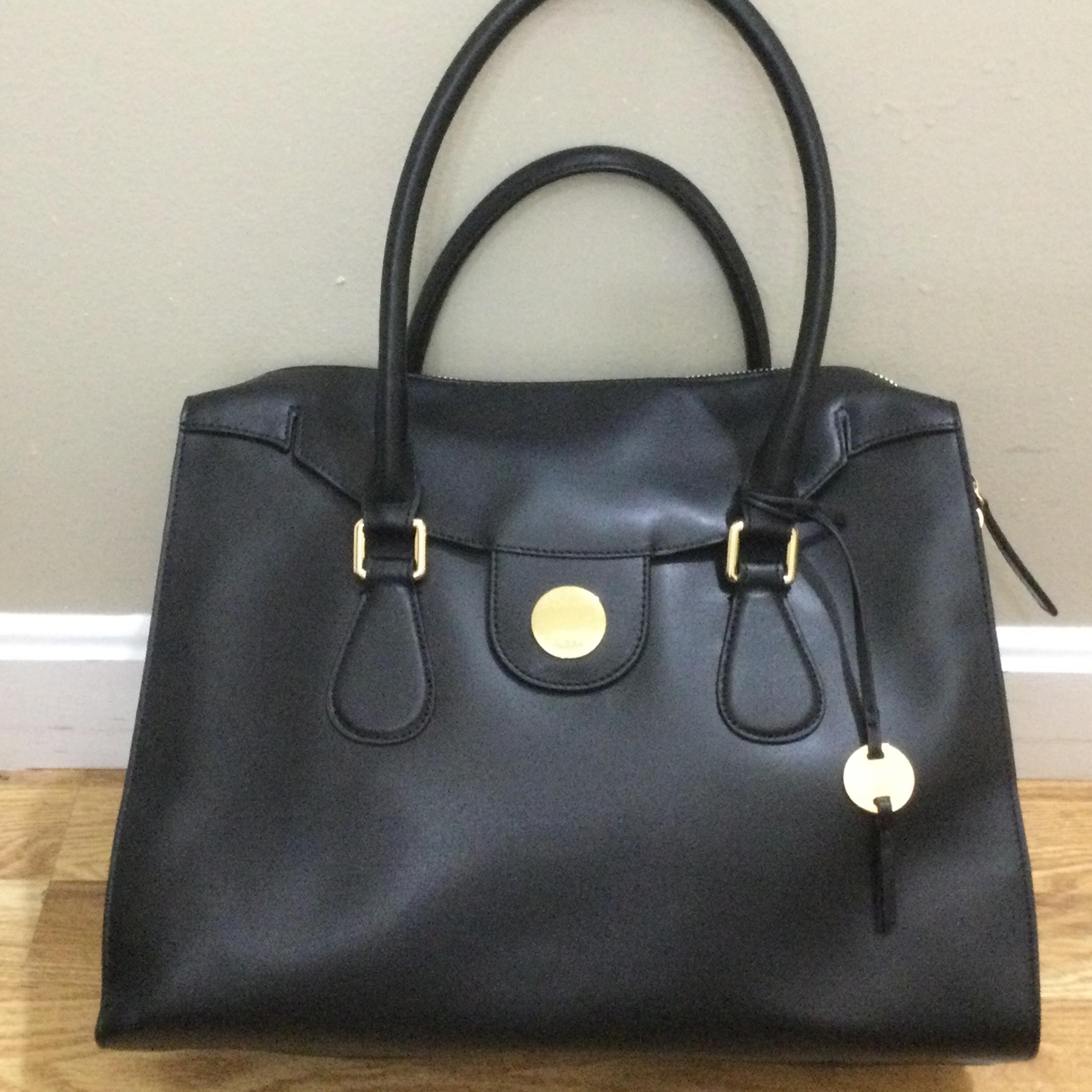 Lodi’s Double Zip Dome Top Laptop Satchel - NWOT