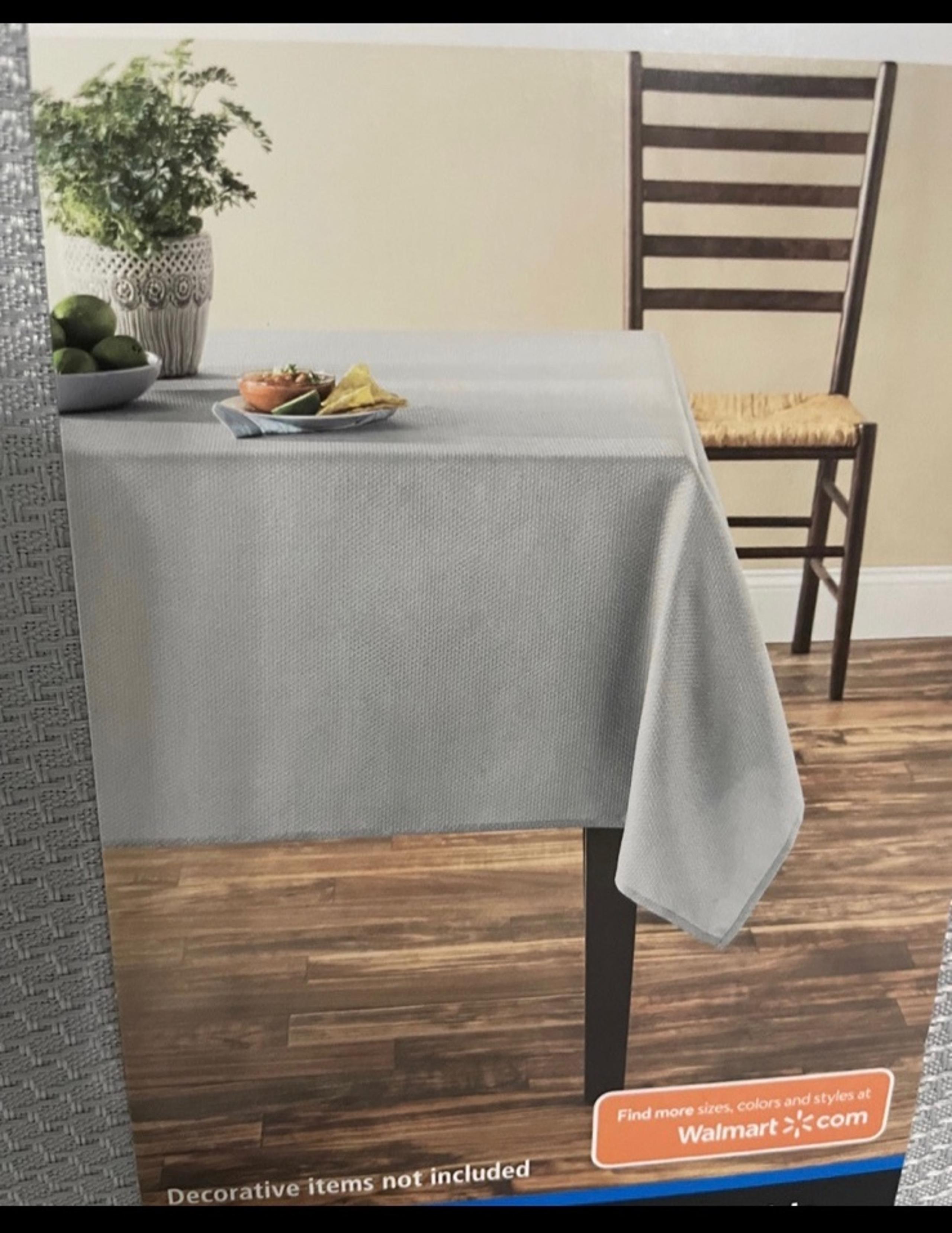 Fabric tablecloth