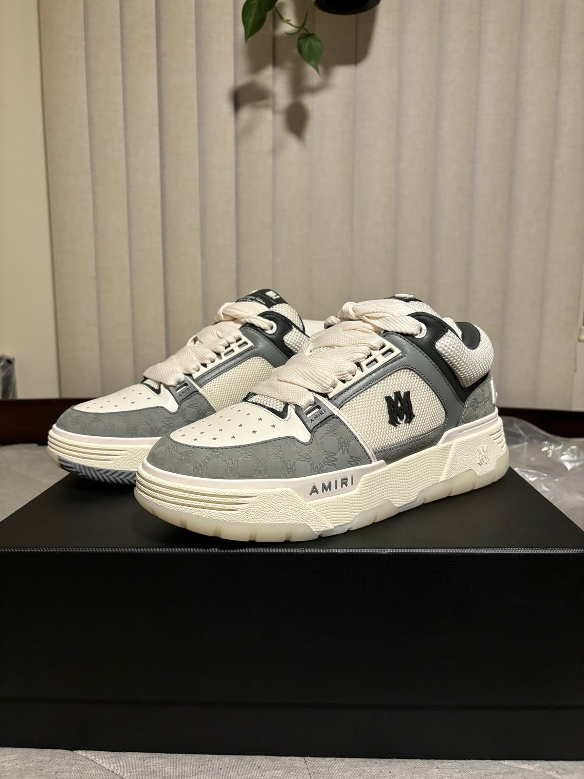 Light Grey Amiri MA-1 Sneakers Brand New ( Authentic ) ✅
