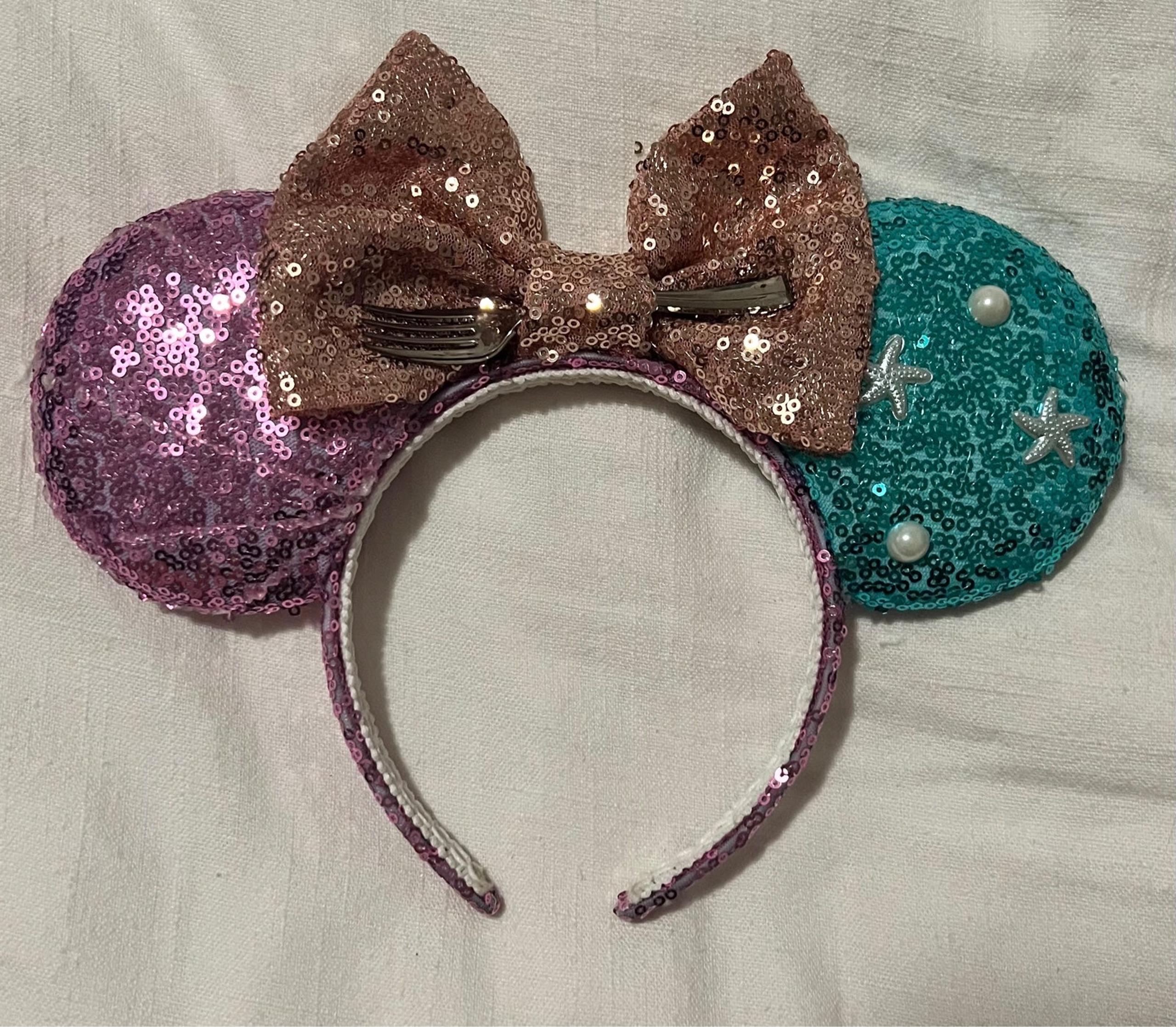 Hand made disney Ariel inspired ears