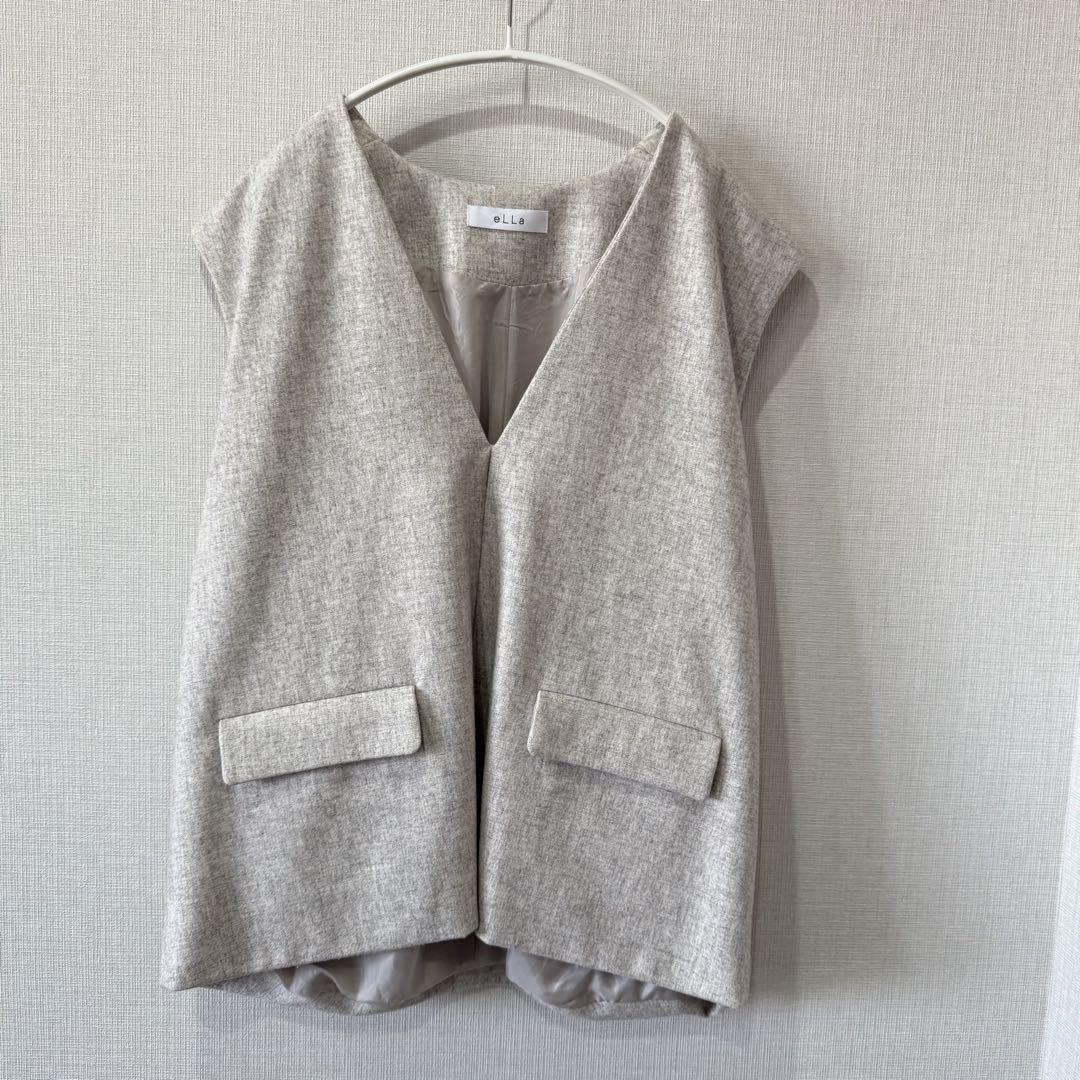 50%OFF eLLa selectshop Gilet Cocoon Wool Summer ♡ Ella トップス
