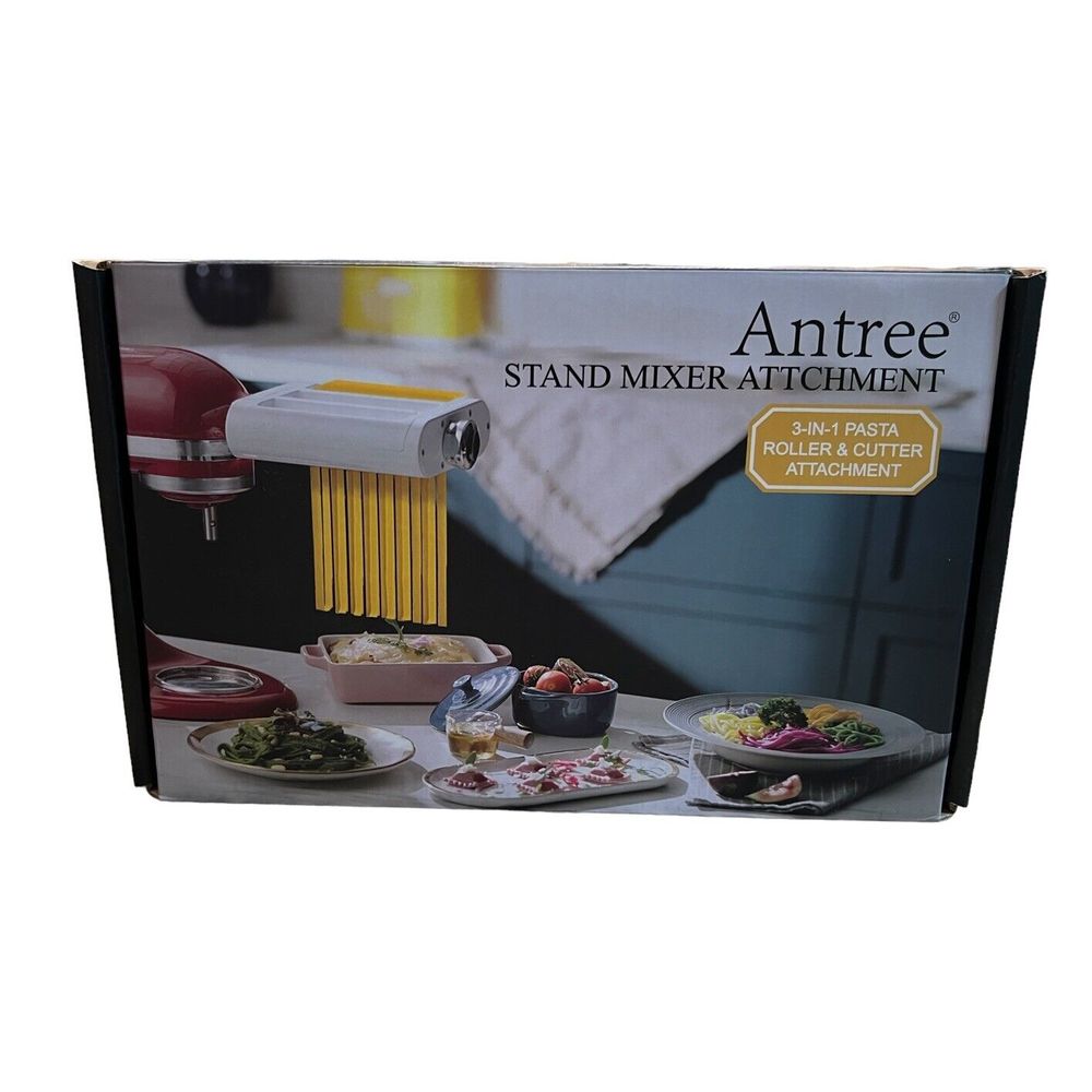 Antree Pasta Maker Attachment 3 in 1 Set for KitchenAid Stand Mixers BB1