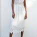 Zara white dress