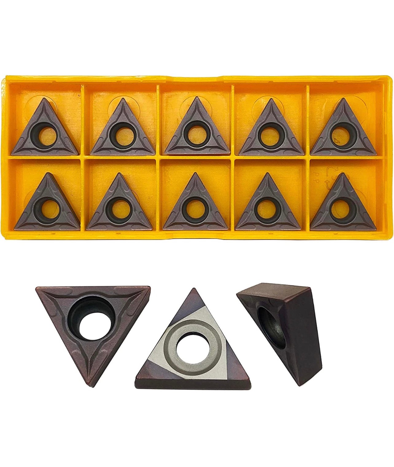 TCMT32.51 VP15 10pcs Carbide Turning Inserts Bronze Carbide Inserts