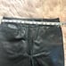 Classiques Entier Vintage High Rise Wide Leg Leather Pants