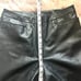 Classiques Entier Vintage High Rise Wide Leg Leather Pants