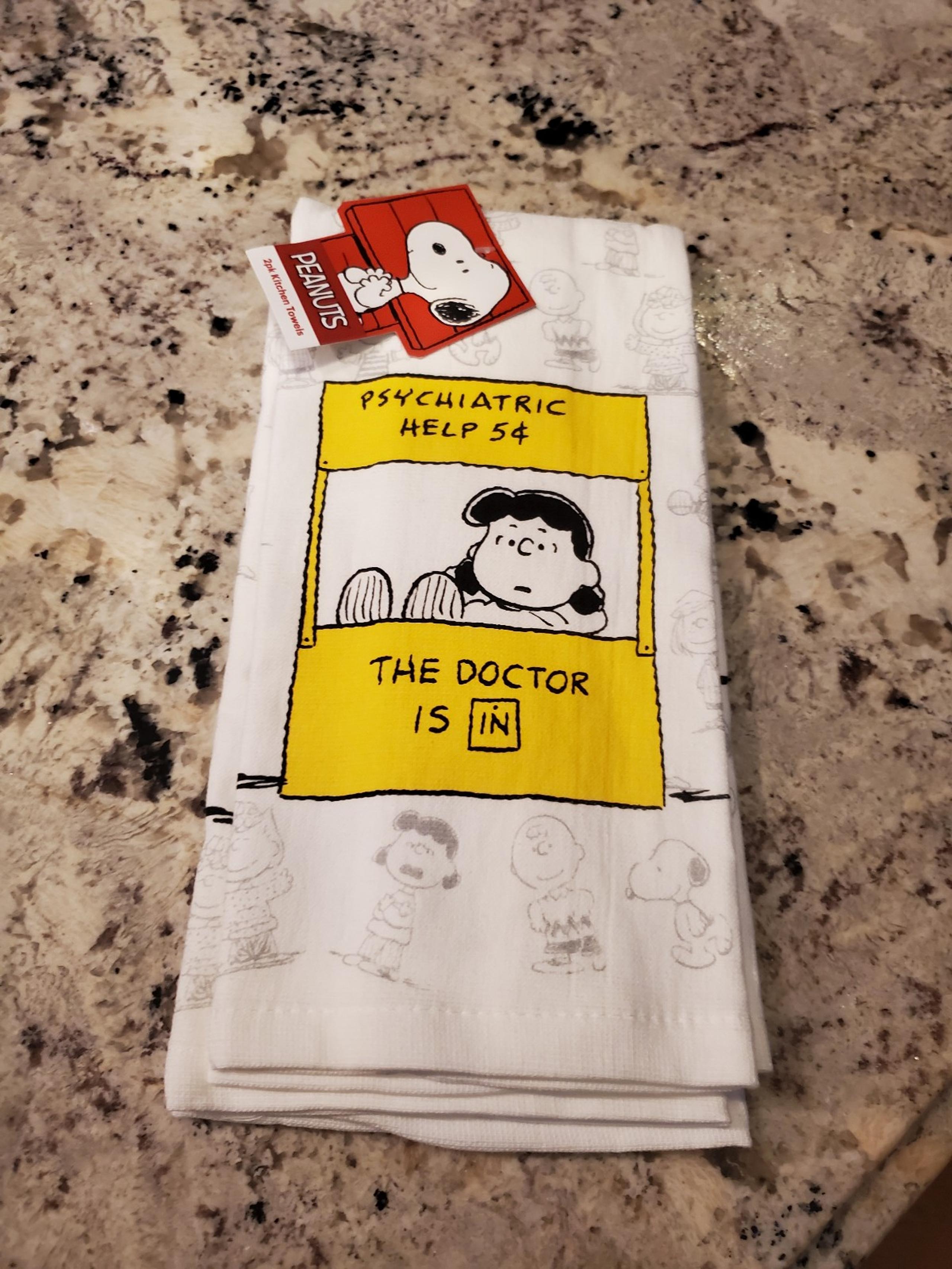Peanuts Kitchen Towels-NWT