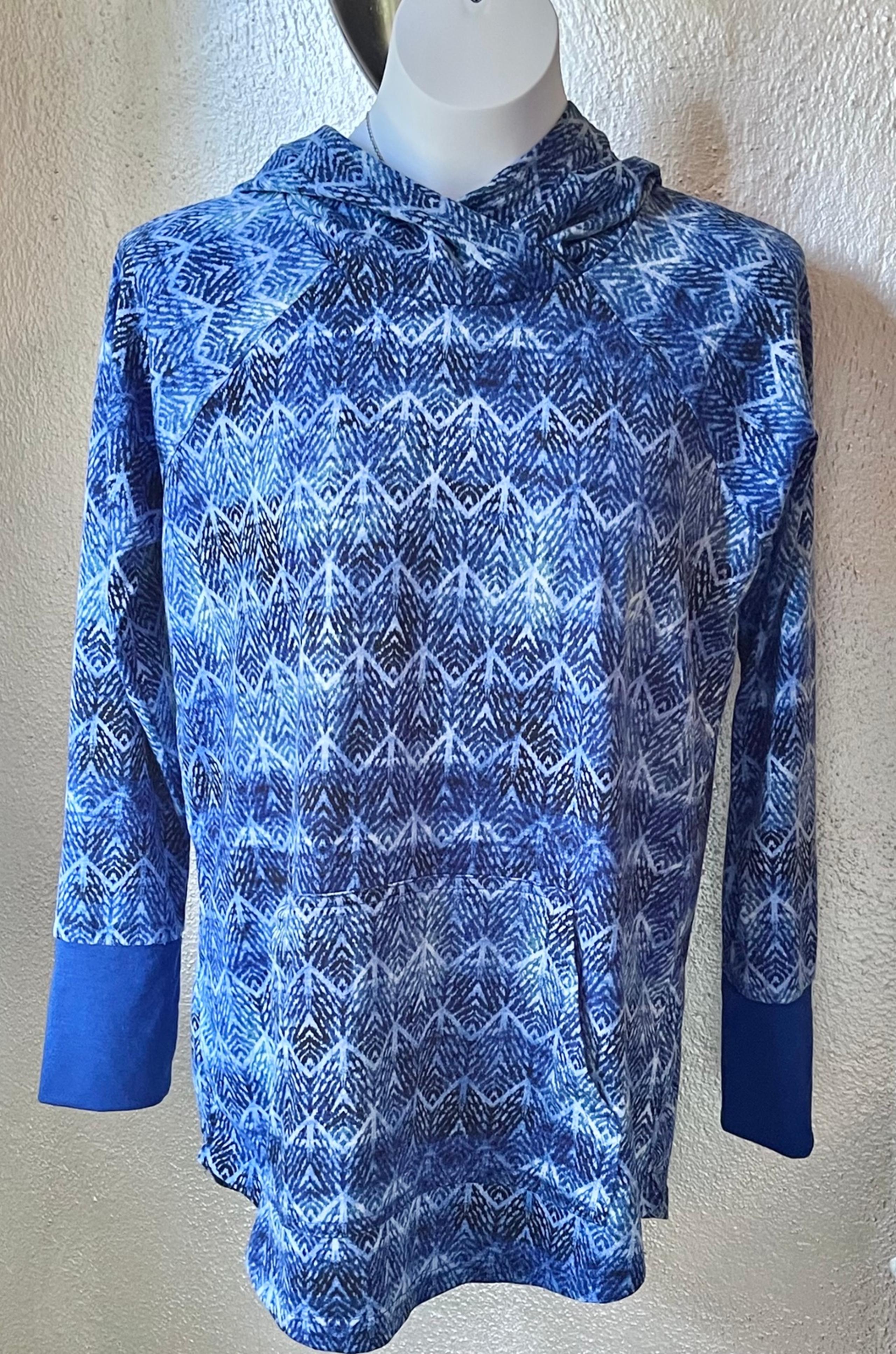 Lularoe blue soft hoodie M