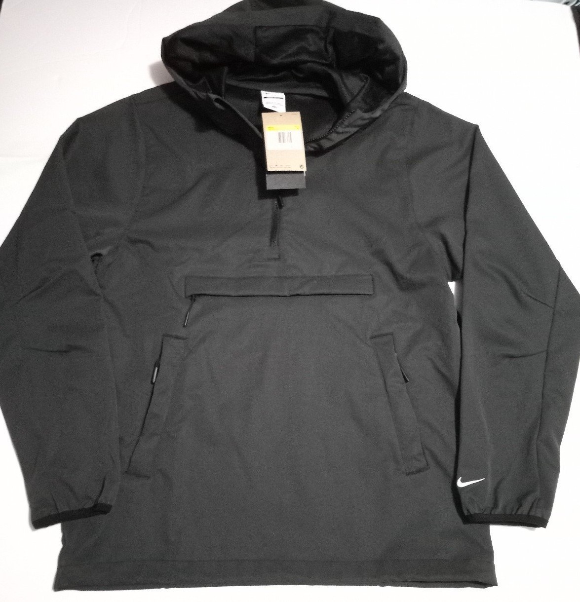Men's Nike Golf Repel Unscripted Anorak Packable Jacket FB5452-010 Size S