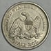 1856-P 50C Liberty Seated Half Dollar