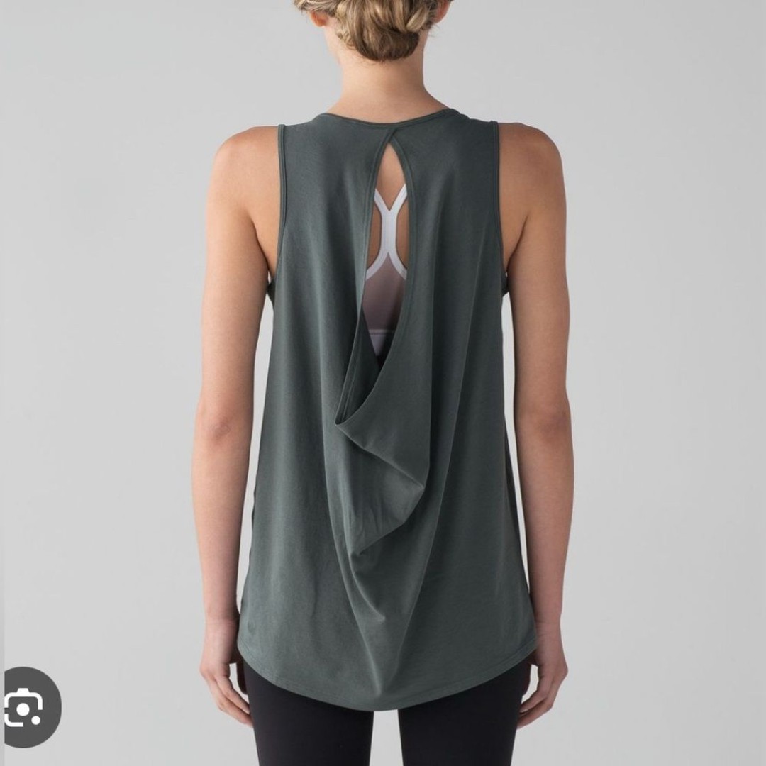 Lululemon Low Key Tank Dark Forest