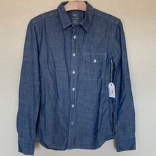 Save Khaki United Denim Button-up