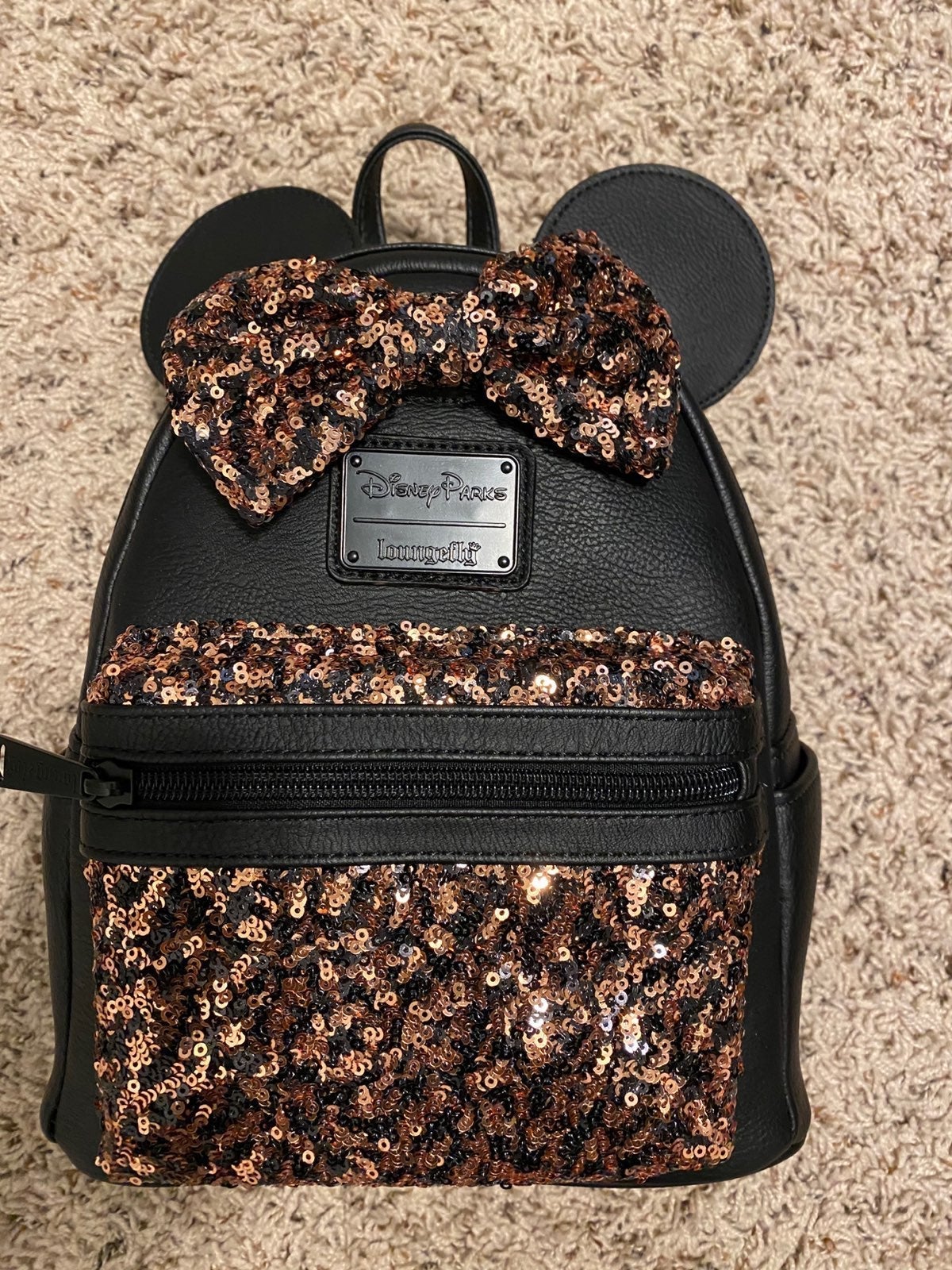 Loungefly Disney Belle Bronze Backpack