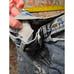 R 13 shorts size 24 (measures 26) Ripped Denim Shorts Distressed Hem Light Wash