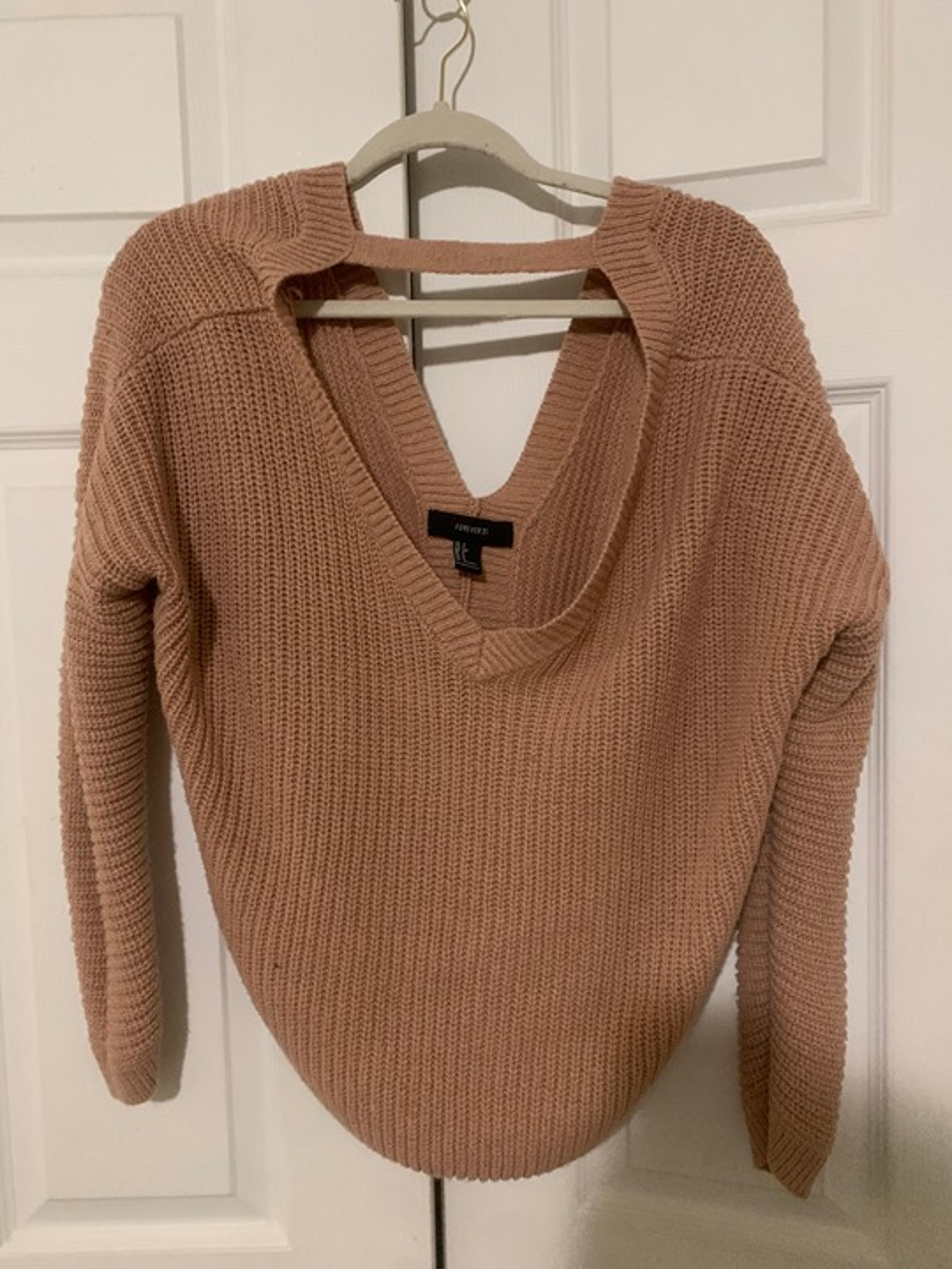 Ribbed V-Neck Sweater - FOREVER 21