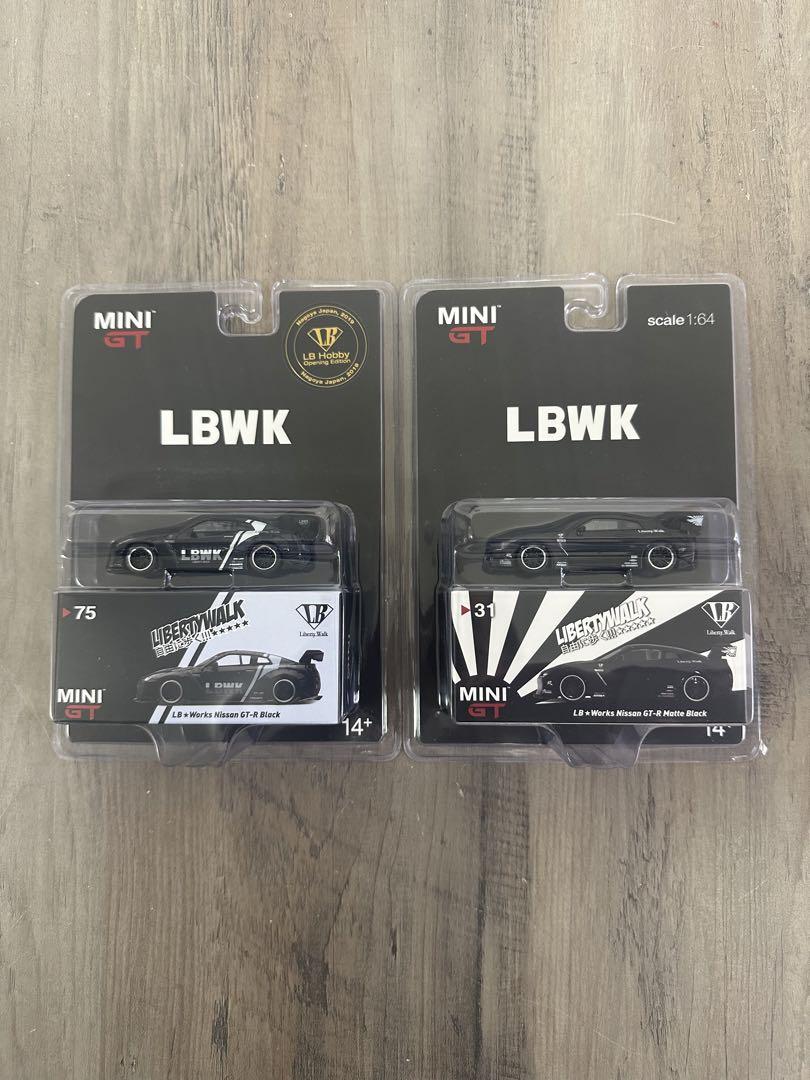 O*E様 MINI GT LBWK Nissan GT-R Matte Blac MINI GT 31 (open) LB WORKS Nissan GT-R (R35) Matte Black